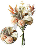 ELECDON Artificial Flowers Silk Dandelion Faux Bouquet Flowers Wedding Bouquet Centerpieces Flower Arrangements Decorations