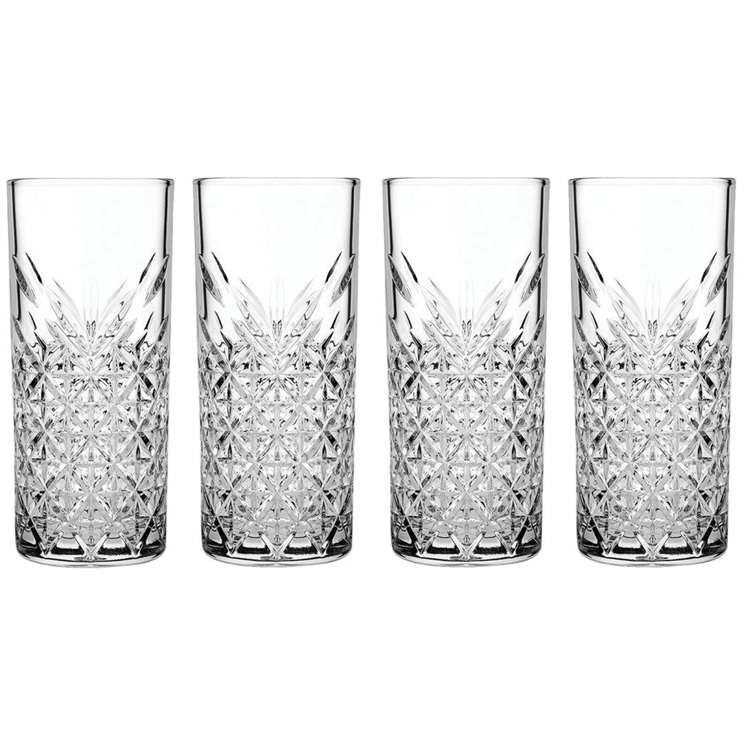Pasabahce Timeless Raki Glass, 4 Pieces, Clear, 180 cc