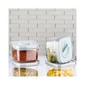 Organizers Leakproof Storage Container 500 ml For Kitchen Organization, Airtight Liquid Sealed Always Fresh Plastic With Vacuum Lid Bpa Free
