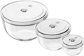 ZWILLING Fresh & Save Glass Vacuum Bowls, Set of 3