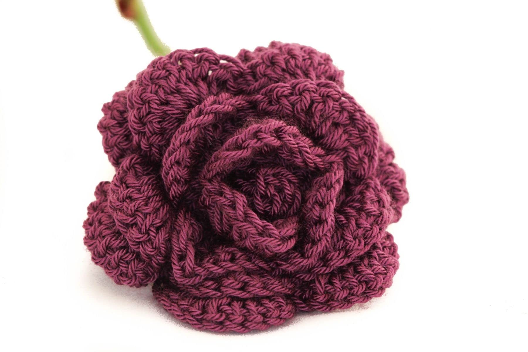 Florchet Crochet Roses (dark yellow)