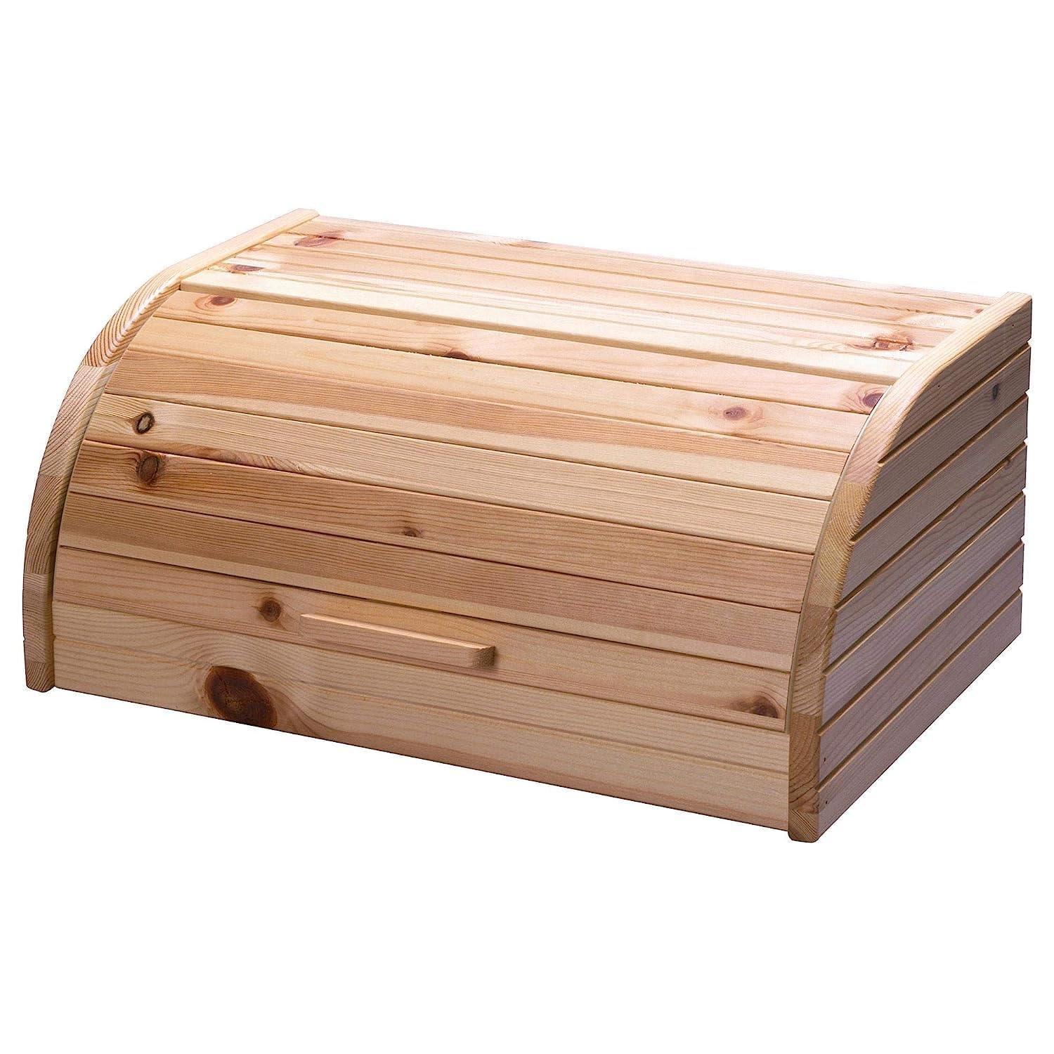 Ikea Bread Bin, Pine - Rectangular Wooden Bread Storage Box, 41cm L x 20cm W x 17cm H