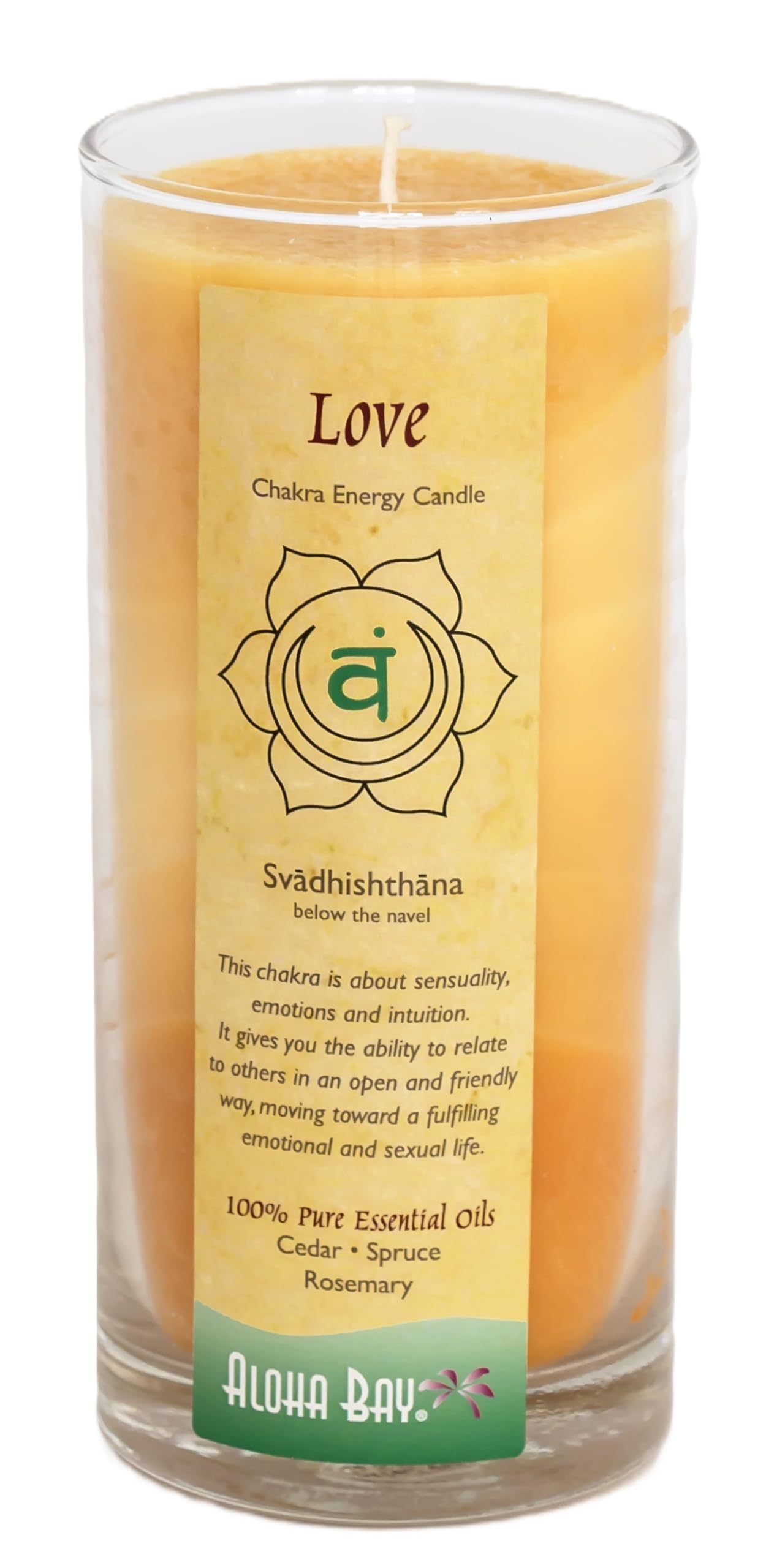 Aloha Bay Chakra Jar Candle Love (11oz)