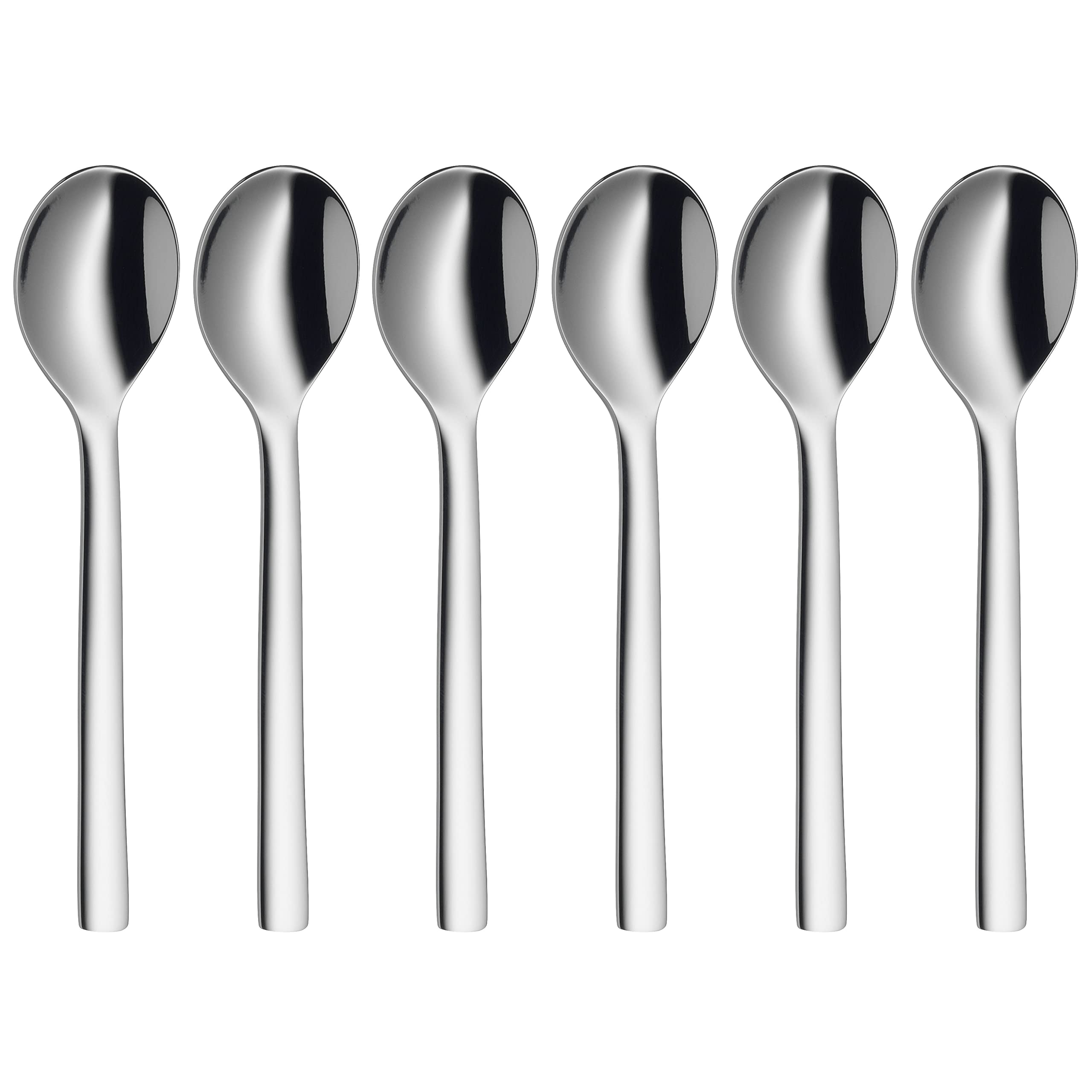 WMF Nuova Espresso Spoon Set, Silver, WM-12-9138-6040, 6 Pieces