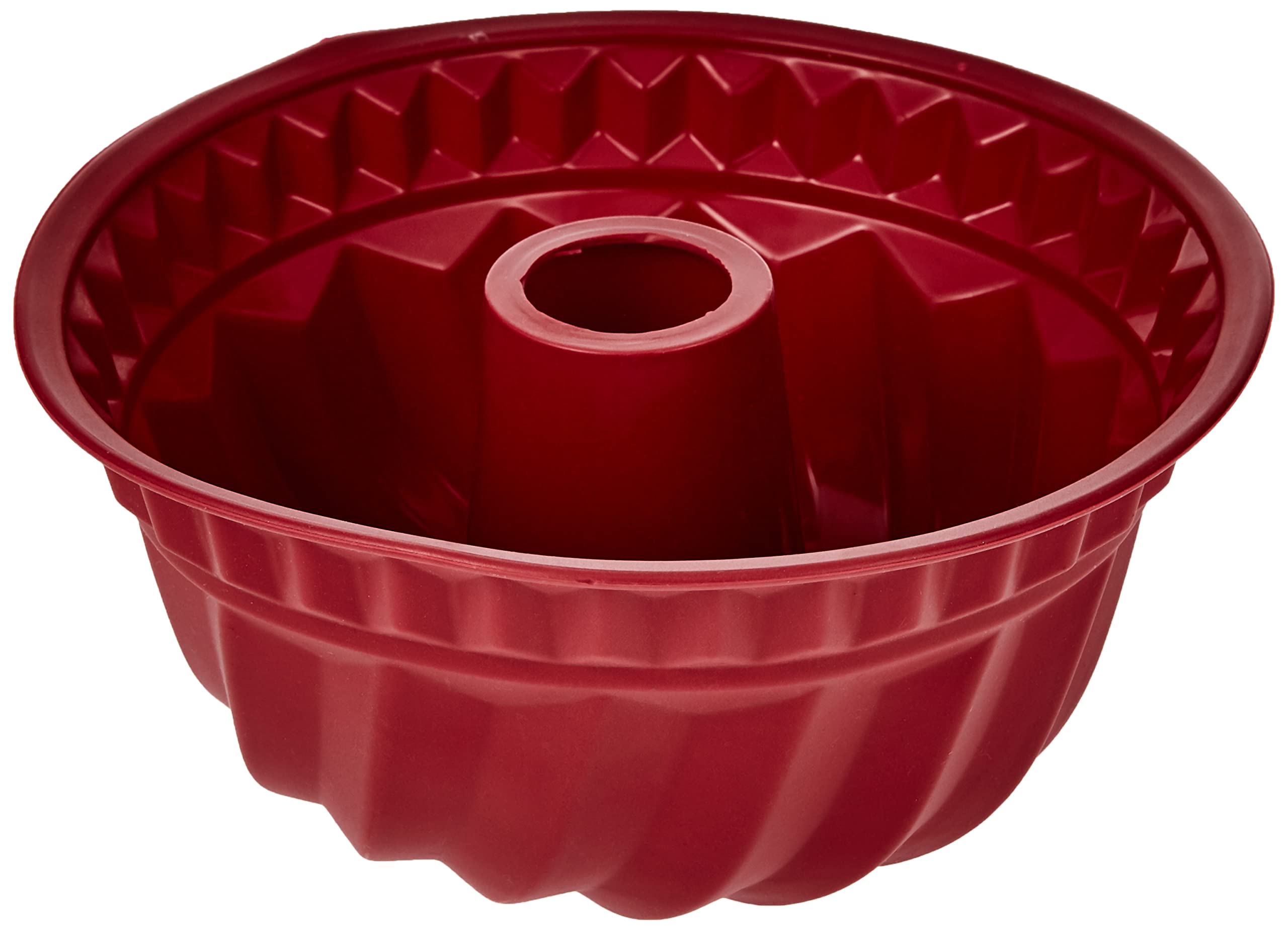 BERGNER BAKE A WISH SILICONE CAKE MOULD 23 CM, RED COLOR
