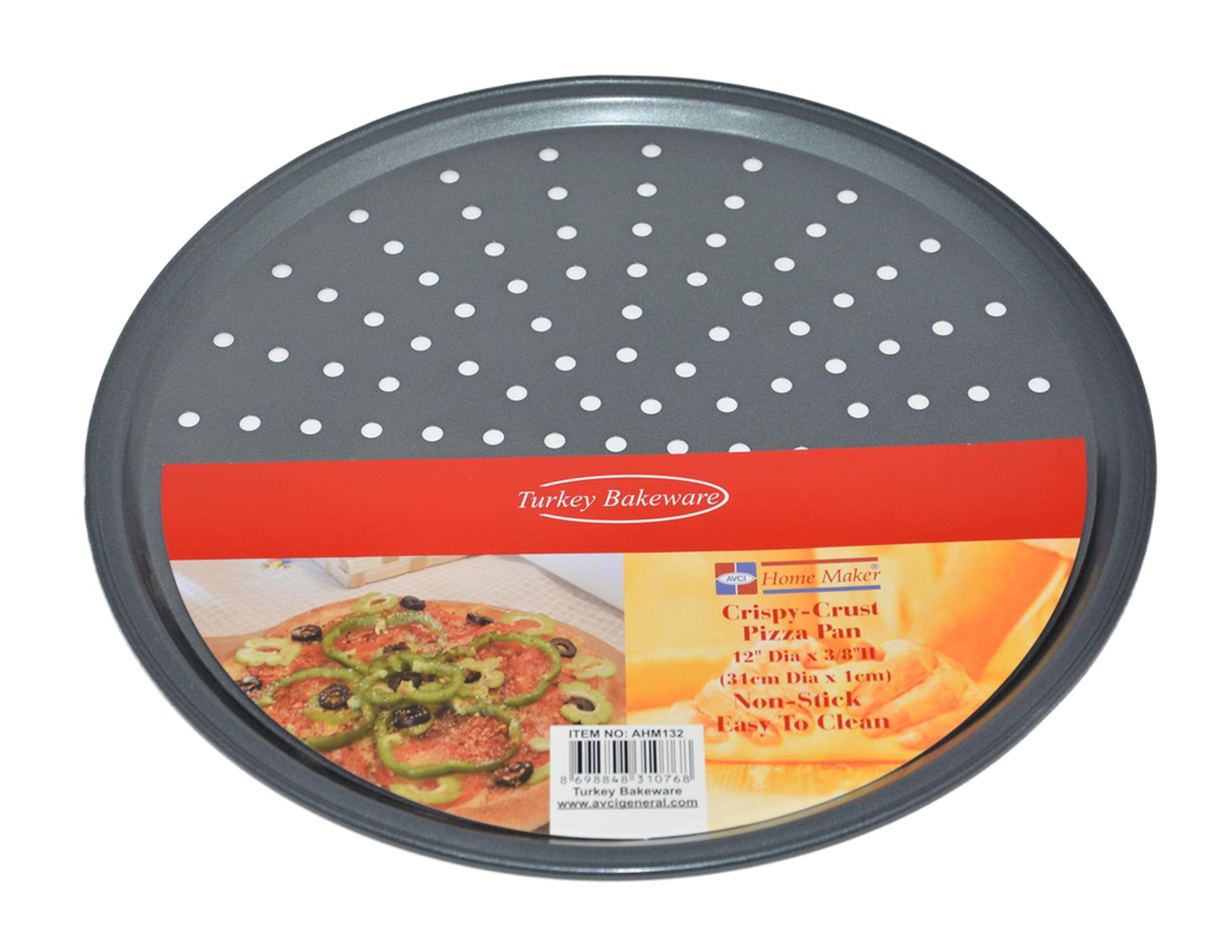 HOME MAKER PIZZA CRISPER 31cm, Black