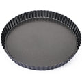 Beasea Tart Pan 10 Inch Removable Bottom Non Stick Quiche Pan Mini Tart Pans Removable Loose Bottom Round Pie Pan