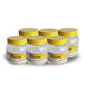 Round Mouth Airtight Jar 1000ml, Set of 6x1000ml Storage Containers, Transparent Jar for Storage of Pulses, Cereals, Dry Food and Spices For Kitchen Organization