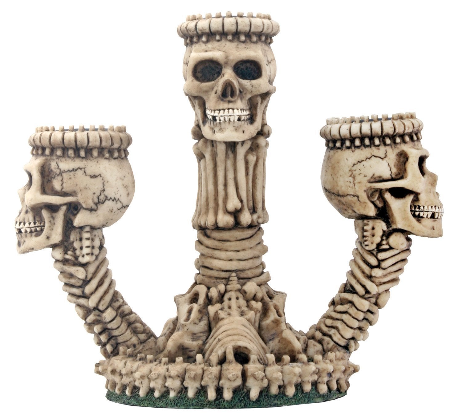 SUMMIT COLLECTION StealStreet Ossuary Skeleton Triple Votive/Candle Holder
