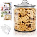 XOXO Multi-Functional 1LITER Sealed Food Storage Containers, Large Capacity Air Tight Food Canister Manson Glass Jars, Kitchen Storage Jars For canning, Storing Pickle, Sugar, Floor Cereal and Candies