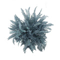 Persian Fern Leaf Flowers Spray Branches Artificial Plants Leaves Silk Flowers Wholesale Fake Flowers for Home Table Vase Centerpiece Ornament Wedding Décor - Pack of 6 (Blue)