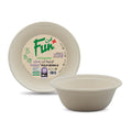 FUN BY AL BAYADER ?? everyday Biodegradable Microwave Organic & Eco Friendly Moulded Fibre Bowl 16Oz, Pack Of 10