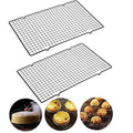 U-HOOME 2-Pack Cooling Rack for Baking,16x10 Inches Baking Rack,Steel Wire Baking Oven Roasting Cooking Grilling Cooling Rack,Heavy Duty Thick Wire Cookie Rack for Cooking (2-Pack)