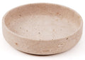 Marble Serving Bowl 8" Travertine – Handmade Round Stone Bowl for Dining Table, Salad & Fruit Serving Dish, Elegant Home Décor Centerpiece for Kitchen Counter