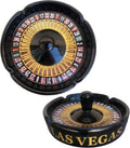 Casino Roulette Wheel Ceramic – 5” Round Novelty | Fun Gift for Gamblers, Vegas Lovers, and Casino Nights | Durable Decorative Ashtray for Home or Bar