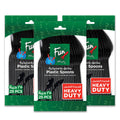 FUN BY AL BAYADER ?? Promopack Heavy-Duty Plastic Dinner Spoon Set - Plain Pattern Cutlery, Mirror Polished| Plastic Material | Perfect for Home, Hotel & More (Pack of 25 X 3)