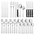Funito 24-Piece Silverware Set for 4, Stainless Steel Flatware Cutlery Set, Kitchen Utensils Set, Tableware Set For Home Kitchen Restaurant Hotel, Includes Knives Forks Spoons, Dishwasher Safe