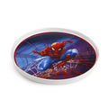 Egan Marvel Spider-Man & Avengers Side Plate 20cm - New Bone China Dessert Plate – Microwave & Dishwasher Safe – Superhero Plate for Marvel Fans – Tableware (SPIDERMAN)