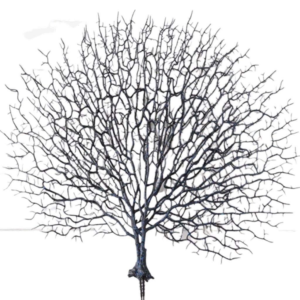 Supernatural Simulation Plant Simulation Coral Branch Plant Plastic Peacock Tree Sea Tree Dried Branch Artificial Decorations Home Outdoor Decoration (Color : C)