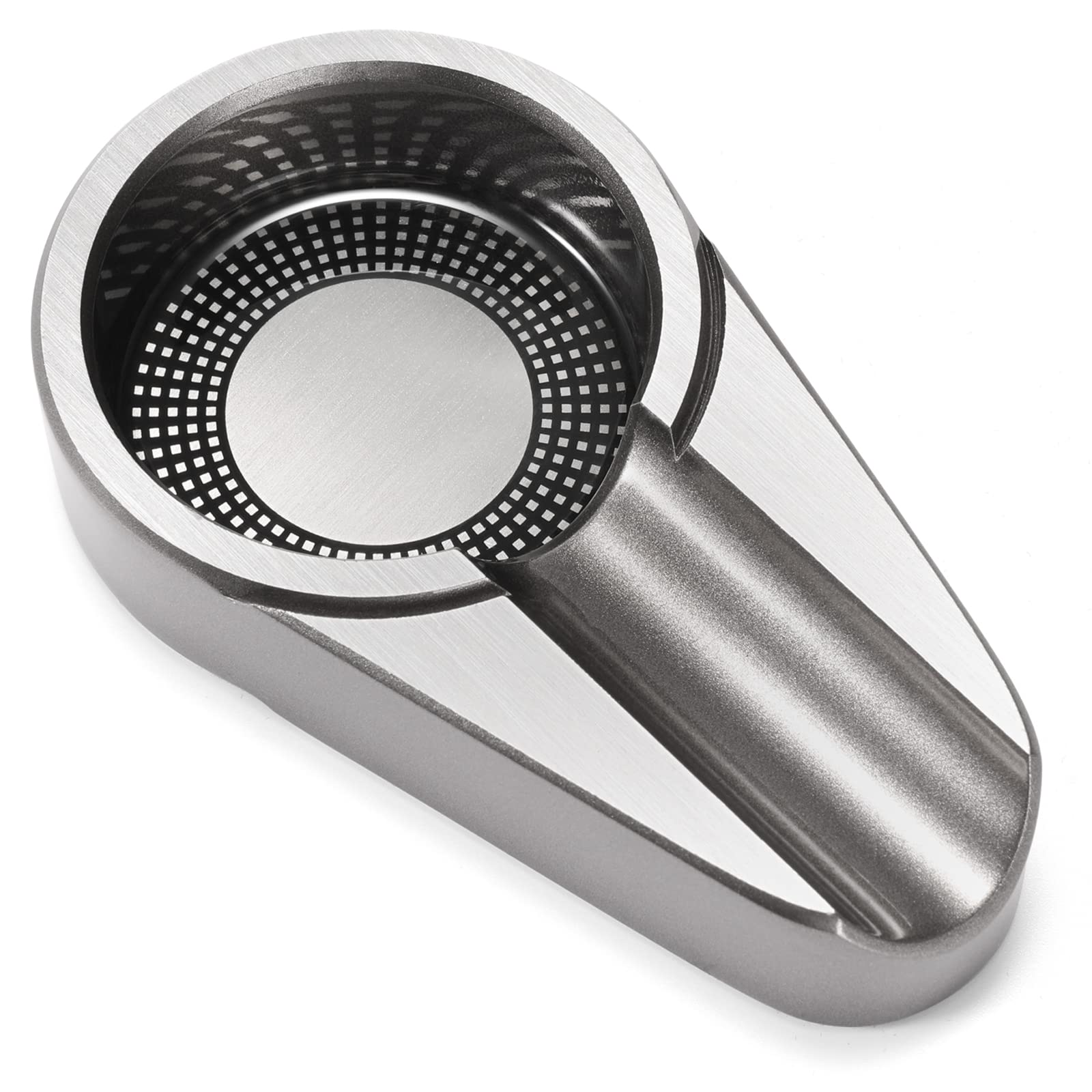 Cigar Ashtray, Cigar Travel Ashtray, Metal Ashtray (Silver)