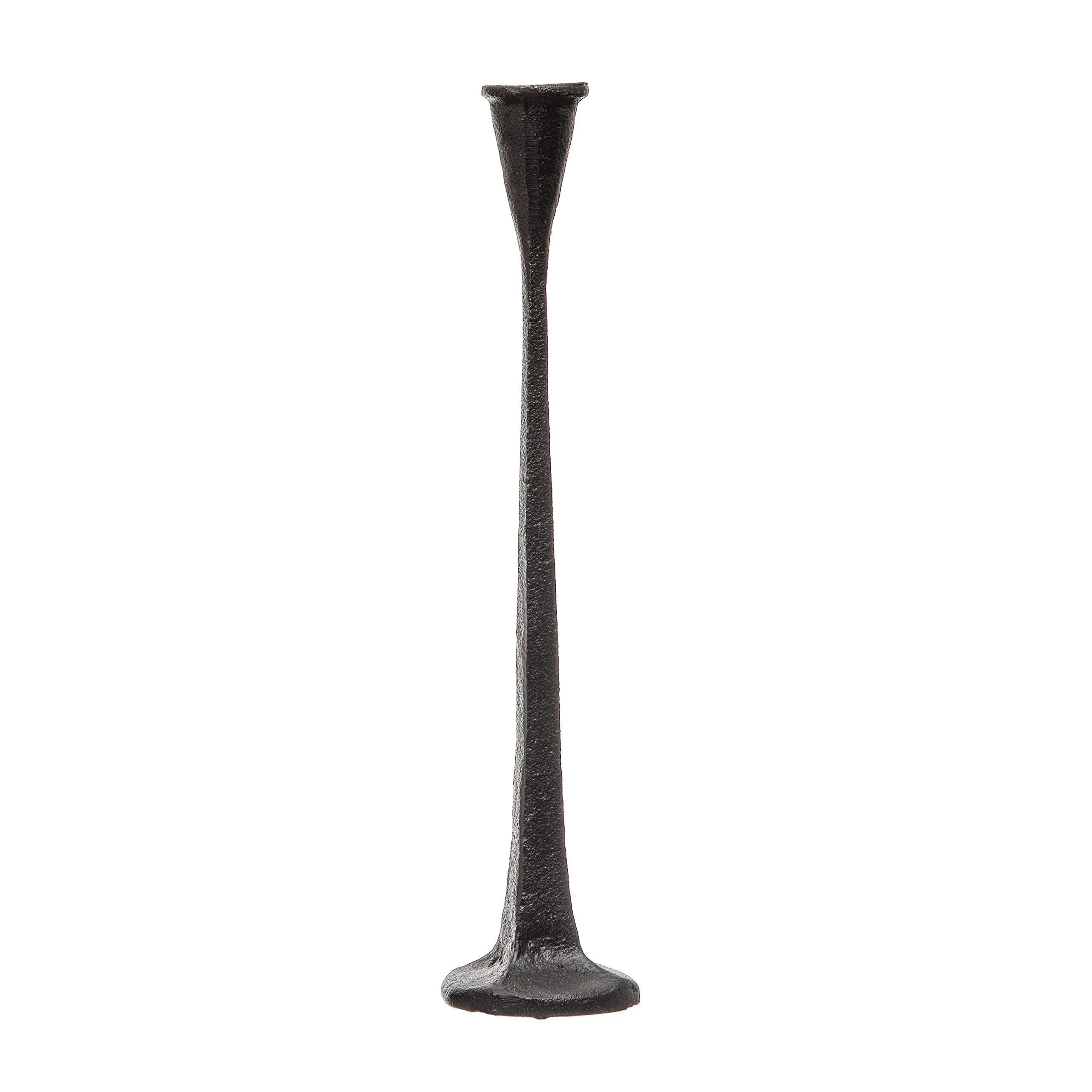 Creative Co-Op Cast Iron Taper, Black Candle Holder