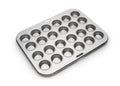 Fox Run Mini Muffin and Cupcake Pan, 10.5 x 13.75 x 1.5 inches, 24 Cup, Stainless Steel