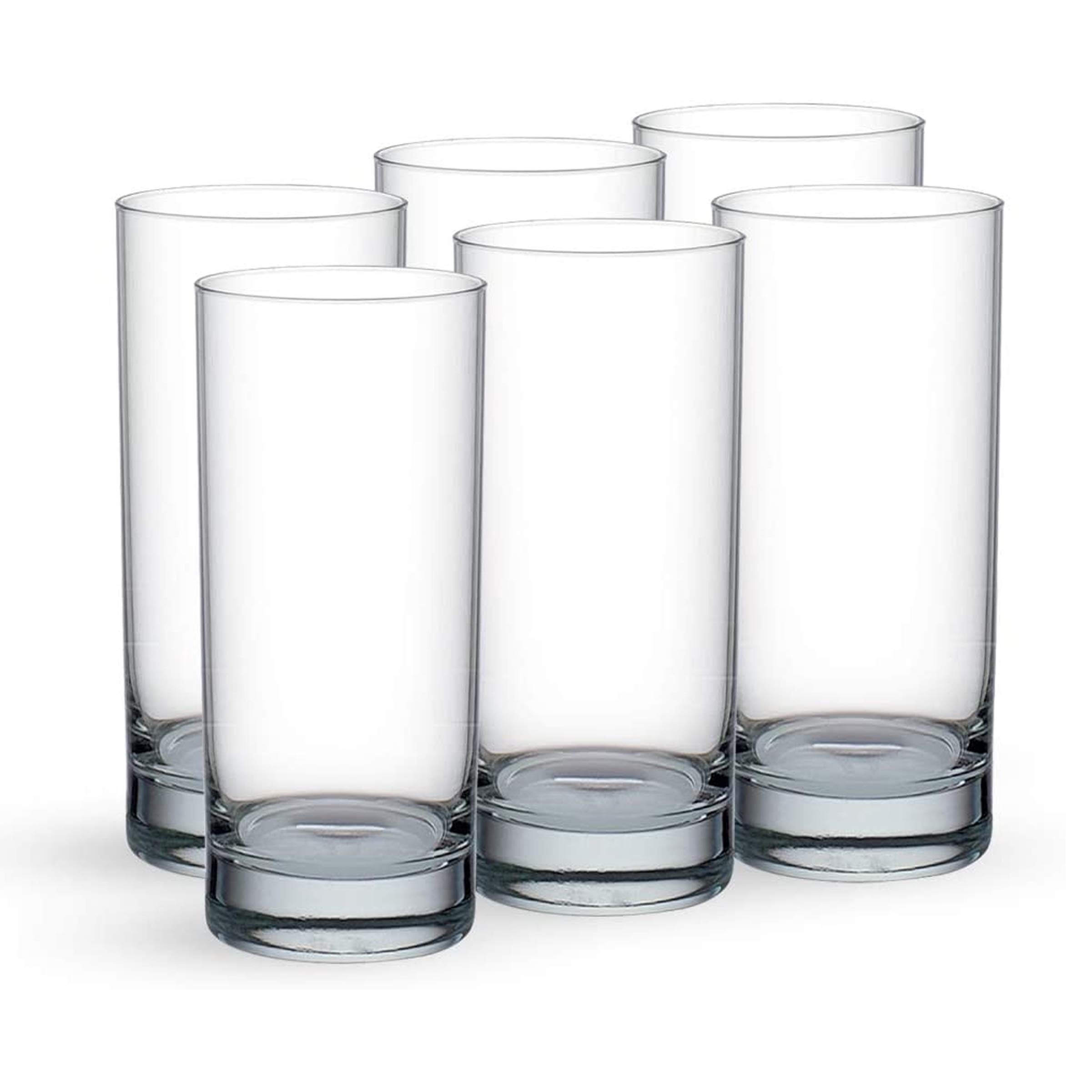 Ocean San Marino Hi Ball Glasses - Clear, 290Ml, Set Of 6, Mocktail or Cocktail Glass