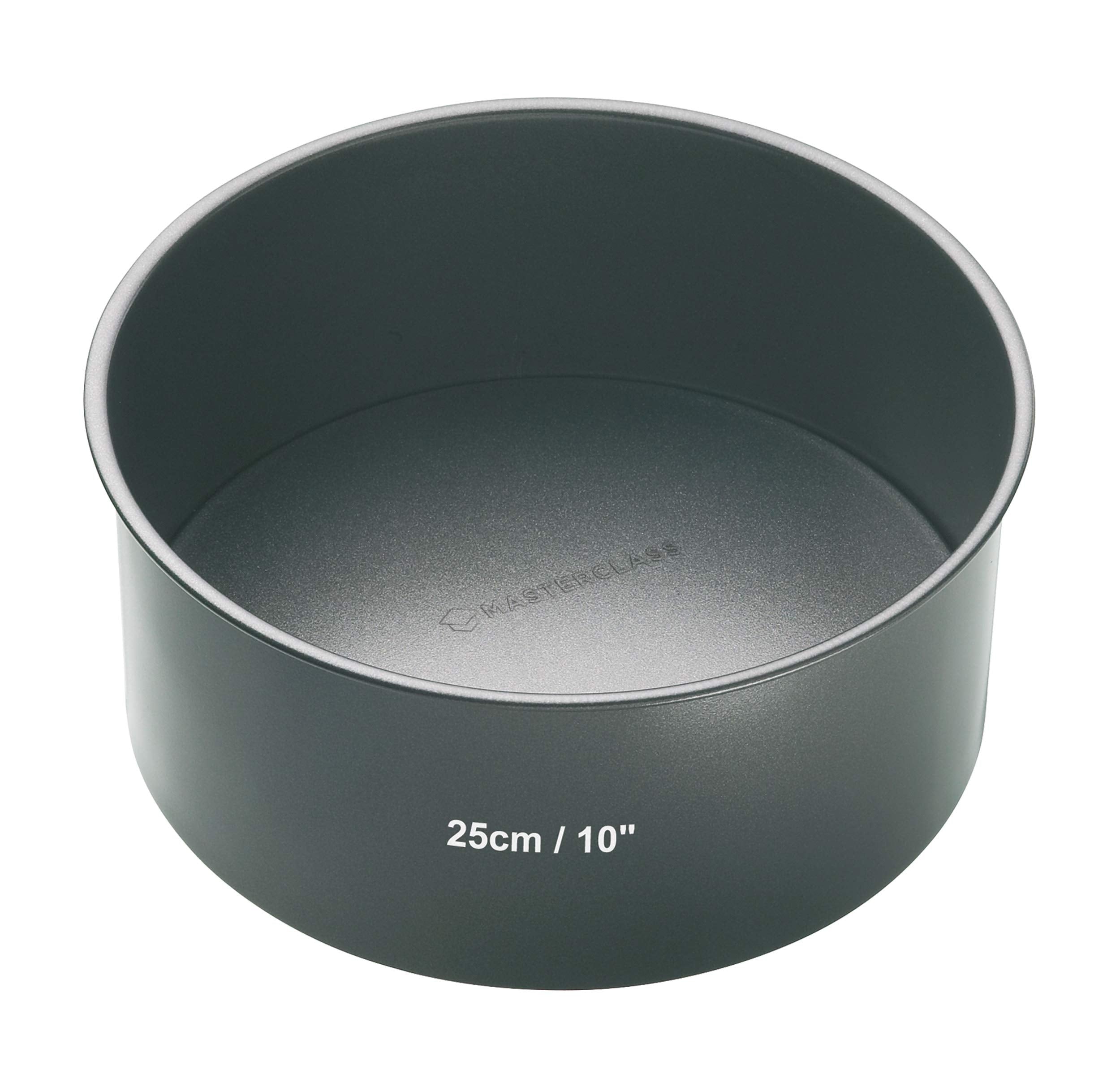Master Class KITCHENCRAFT Non-Stick Loose Base Deep Cake Pan Round 25cm (10"), Sleeved