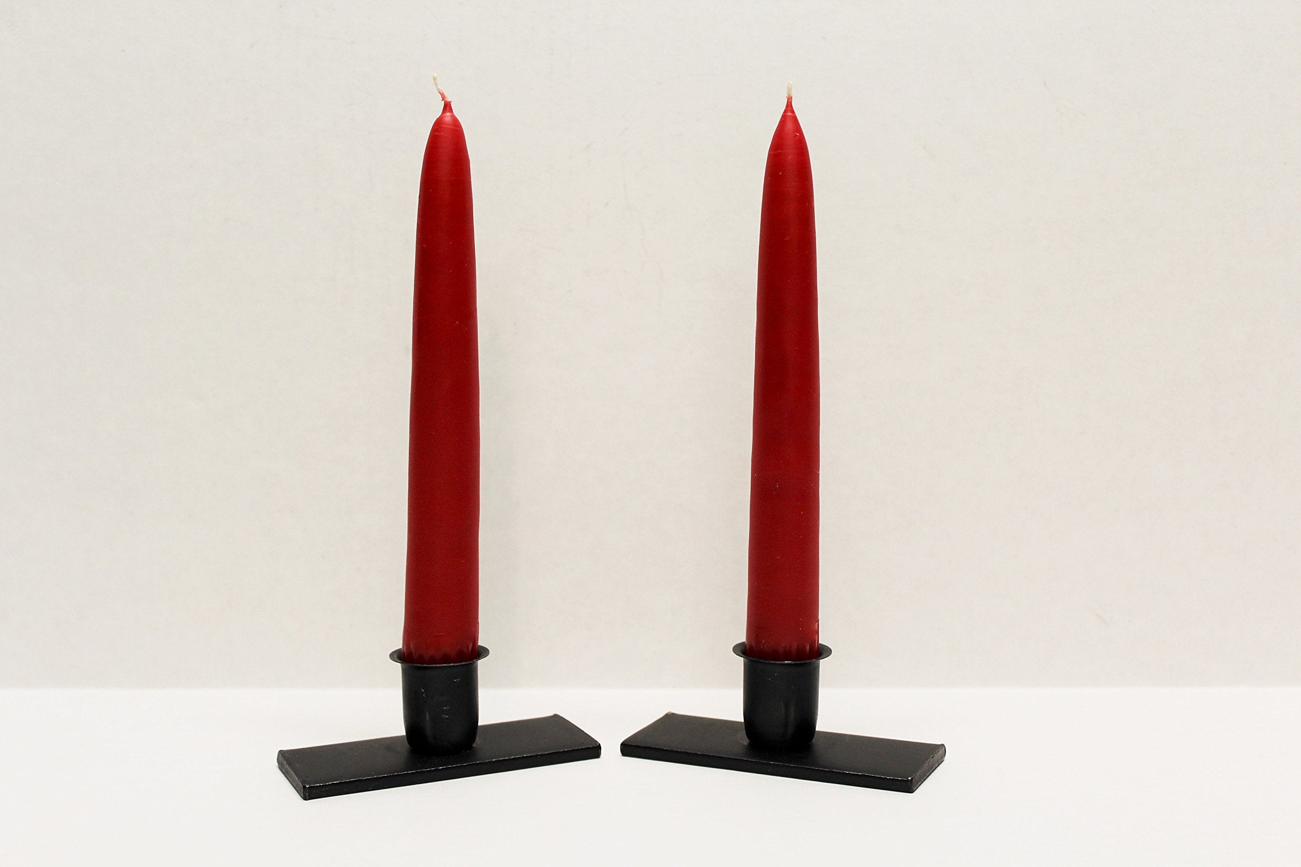 Wrought Iron Taper Candle Holder, Set of 2 - By Amish