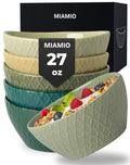 MIAMIO - 6 x 800 ml - Bowl Set/Cereal Bowl Set - Modern Bowls Matte – Bowls Set Large - Palmanova Collection