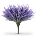 Lifelike Artificial Lavender Plants - 4-Piece Bundle, Perfect for Crafting, Home Decor, and Weddings, Pair with Fake/Dried Flowers Like Purple Roses, Nearly Natural Faux Silk Flowers