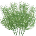 18 Branches 27 Inch Artificial [Palm] [Leave]s 6 PCS Large Faux/Fake Greenery Tropical [Palm] Tree [Leave]s for [Palm] Wedding Arrangement Jungle Party Decorations