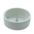 White Porcelain Candlestick Holder, 3/4 Inch Height 1 7/8 Inch Diameter. for Taper Candles 3/8 to 7/16 Inch Diameter (1)