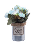 Artificial Plant With Pot 20X11X20Cm Blue