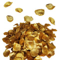 (Gold) - Metallic Gold Silk Flower Artificial Rose petals for Wedding Aisle, Party Favour & Table, Vase, Home Decoration , 1000 PCS
