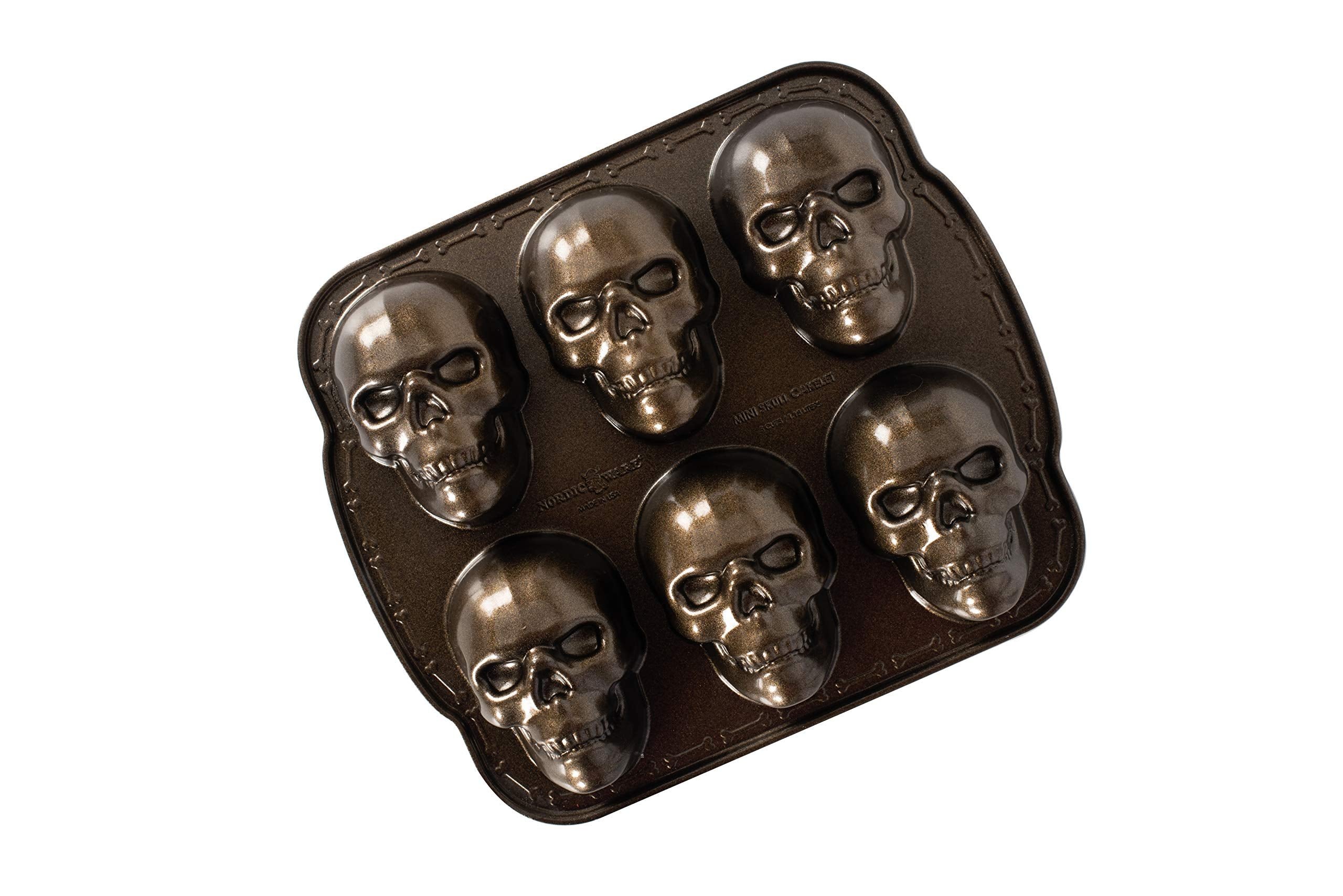 Nordic Ware,89448,Nordic Ware Haunted Skull Cakelet Pan