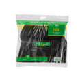 Packwell Plastic HD Fork 50 Pieces, Black Disposable cutlery