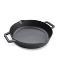 Prestige Cast Iron Dual Handle Fry Pan 24 cm | Cast Iron Skillet | Induction Frying Pan | Iron Fry Pan | Pre-Seasoned Cast Iron Cookware PR48887