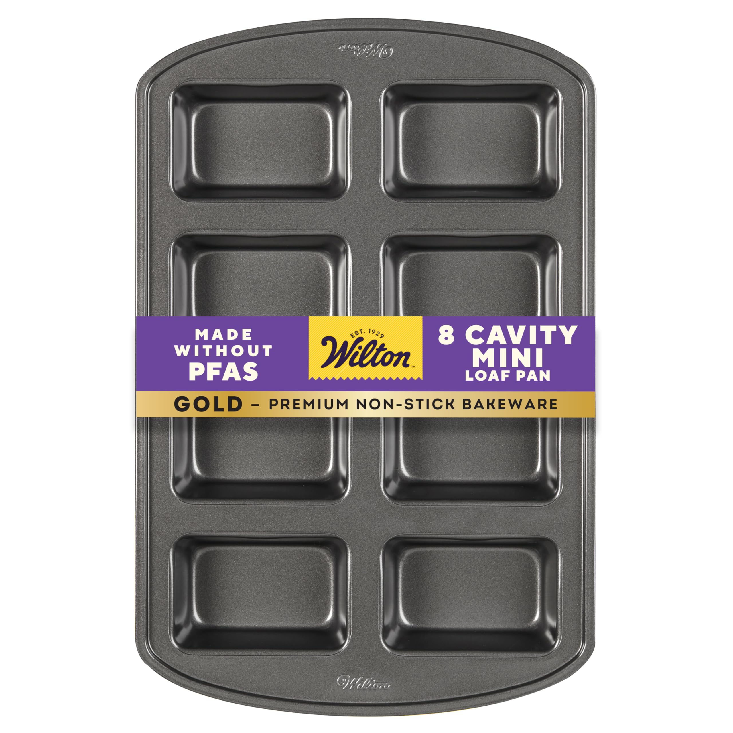 Wilton Perfect Results Non-Stick Mini Loaf Pan, 8-Cavity
