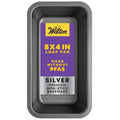Wilton Silver Non Stick Loaf Pan, Bread and Meatloaf Pan, Made without PFAS, Durable Steel, Even Heating, 8 x 4 Inch