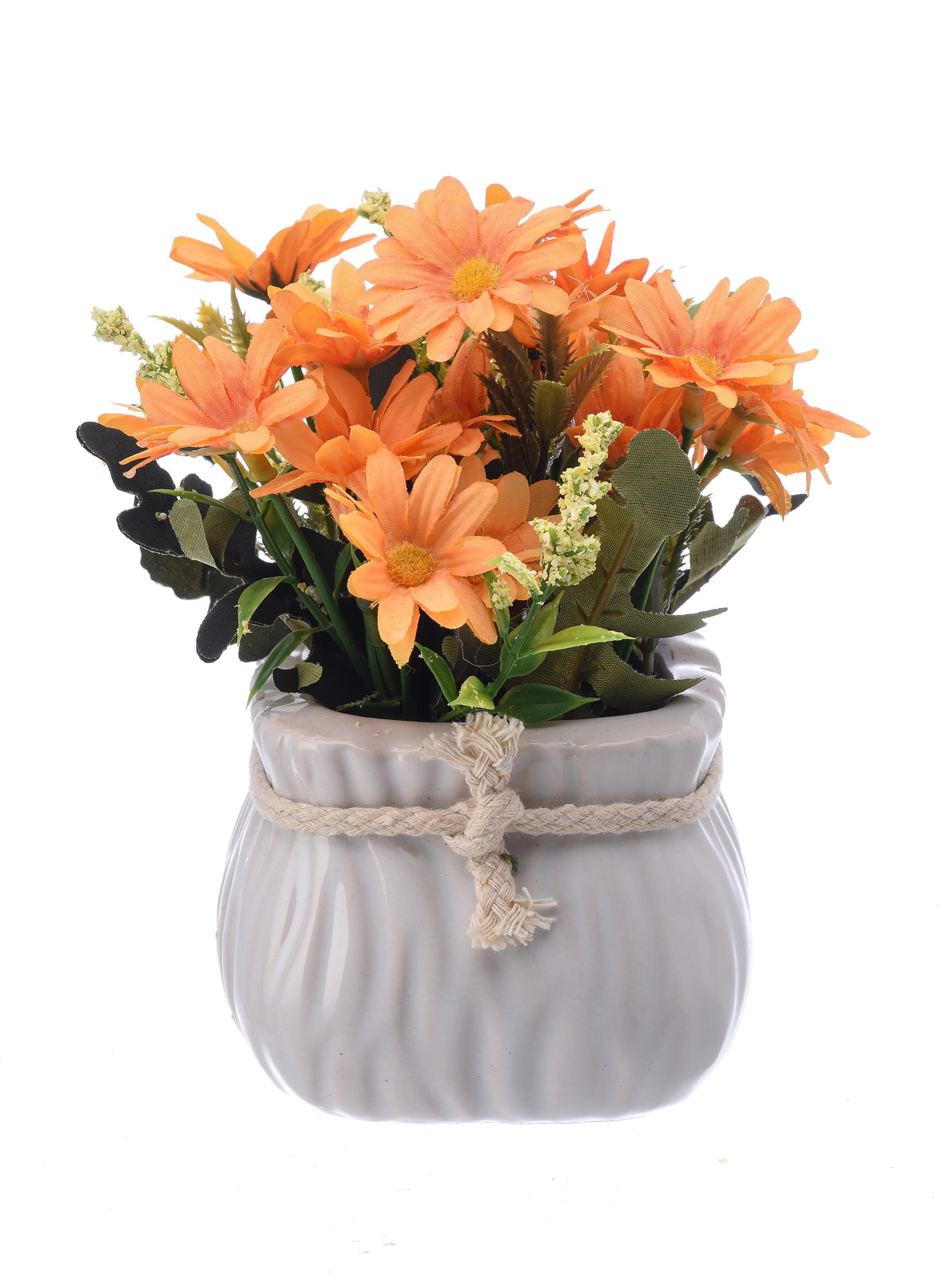 Artificial Plant With Pot 15X10X15Cm Orange