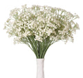 Duolvo 10pcs Babies Breath flowers 23.6" Artificial Gypsophila Bouquets Real Touch Flowers For Wedding Home DIY Decor