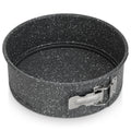 Fissman Springform Cake Pan 20cm, Carbon Steel Granite Non Stick Coating Springform Pan | Removable Bottom | High Heat Durable Cake Mold | Non Toxic PFOA Free Bakeware Perfect for Cakes and more