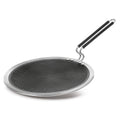 MILTON Pro cook Triply Hexa Tech Induction Stainless Steel Concave Tawa, 26 cm, Silver, Honeycomb Non-Stick Structure,SturdyHandle,Food Grade,Flame & Hot Plate Safe,Metal Spoon Friendly