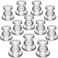 Candlestick Holders Bulk - 12PCS Taper Candle Holders for Table Centerpiece - Thick Glass Candle Holders for Wedding, Party and Festival Decoration
