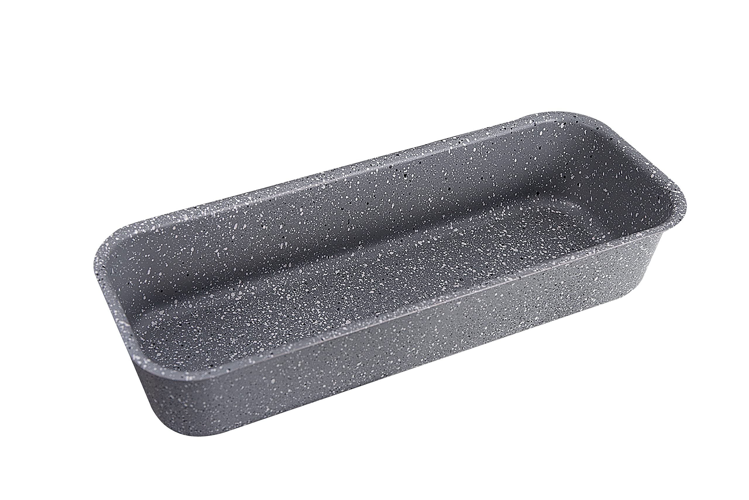 Neoflam Marble Granite Rectangular Cake Mold, 12.6x33.5 cm Grey, Grey Marble, Cb00147-L