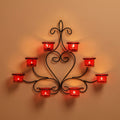 Homesake Glass Scented - Fragrance Candles With Decorative Tealight Candle Stand, Pack of 8