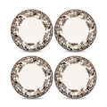 Spode Delamere Dinner Plate, Set of 4, 10.5", Perfect for Thanksgiving and Other Special Occasions, Made in England from Fine Earthenware, Microwave, Dishwasher & Warm Oven Safe