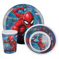 Stor Disney Spiderman Graffiti Melamine Snack 3-Piece Set