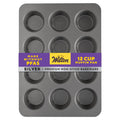 Wilton Silver Non Stick 12 Cup Muffin Pan, Cupcake and Muffin Tin for Baking and Brunch, Made without PFAS, Durable Steel